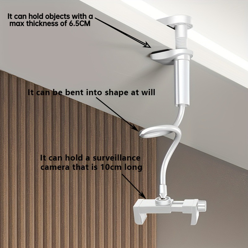 80 / 110CM đỡ camera an ninh đỡ camera quan sát không cần đục lỗ Treo tường Giá đỡ dễ cháy Giá đỡ kẹp có thể uốn cong Giá đỡ camera an ninh | BigBuy360 - bigbuy360.vn