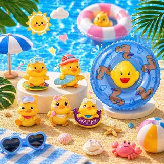 Set Charm Phao Vịt Biển Cute 2026 Mini Trang Trí Dép Crocs Phụ Kiện Dễ Thương Hot Trend