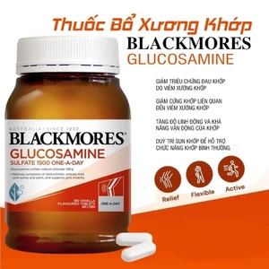 Glucosamine Blackmores 1500mg mẫu mới, date mới- Xương khớp Glucosamine, Giảm đau nhức, thoái hoá