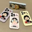 Ốp Điện Thoại Màu Kẹo Dễ Thương Crybaby + Đứng Cho iPhone 17 16 15 14 13 12 11 Pro Max