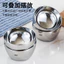 GDAY304 Bát Inox Bát Hai Lớp Bát Ăn Cho Bé Bát Trẻ Em Bát Học Sinh Bát Độc Đáo Dày Nia Bát NIB8