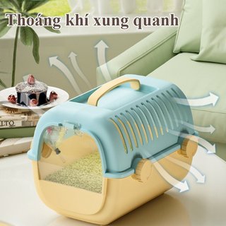 Di Động Thú Cưng Lồng Trong Suốt Thông Gió Dễ Dàng Làm Sạch Hamster Thỏ Chuột Lang Du Lịch