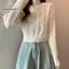 Nhíp thời trang retro nữ, phù hợp với áo len ngắn xoắn