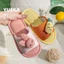 Trẻ Em Trẻ Em Dép Lanh Xuân Thu Bé Gái Trong Nhà Chống Trơn Trượt Bé Gái Bé Nhà Bốn Mùa Vải Lanh Cotton Dép Bé Trai Trung Lớn Trẻ Em AJGY