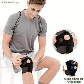 [Nẹp hỗ trợ đầu gối GILDEDHOMIN] Lò xo cao su tổng hợp, phù hợp cho việc chạy bộ và thể dục, màu đen thoáng khí và thoải mái