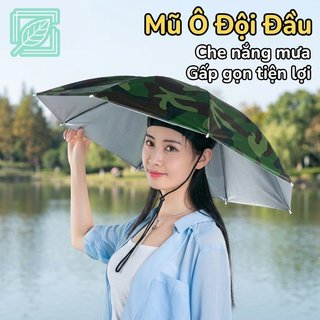 Mũ dù di động có thể gập lại - Chống mưa & UV, lý tưởng cho câu cá và du lịch