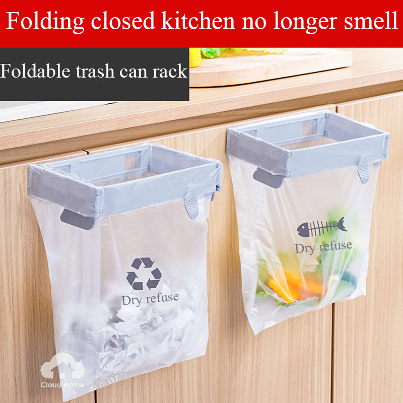 🌤️COD🌤️Giá đỡ túi đựng rác Snap-on - Giá phơi khăn - Kệ treo túi nhựa - Khung đựng đồ - Có thể tháo rời, không đục lỗ