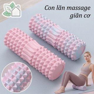 Con lăn xốp yoga EVA - massage thư giãn, giảm đau lưng