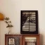 tranh treo tường cửa sổ giả decor phòng khách họa tiết bóng cây ánh sáng chữa lành tranh vải canvas trang trí bàn làm việc