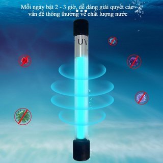 Đèn tiệt trùng bể cá UV 11W 13W Tảo Vi khuẩn Nấm Nước trong suốt Bể cá UVC Lọc
