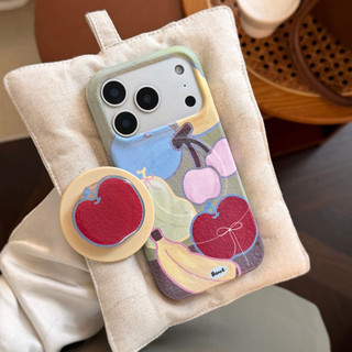 [Sheren] Ốp điện thoại Dopamine Graffiti mùa hè Thích hợp cho i17 16 15 14 13 12 11 pro max Vỏ bảo vệ chống sốc