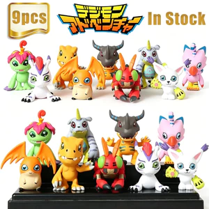 9 Cái / bộ Anime Kỹ Thuật Số Quái Vật Digimon Hình Đồ Chơi