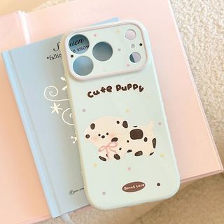 Phim Hoạt Hình Dễ Thương Chó Con Mèo Silicon Mềm Ốp Lưng Điện Thoại iPhone 17Promax 17Pro 16 15 14 13 12 Pro Max 16Plus 11 Chống Sốc Nữ Điện Thoại Di Động