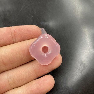 ((1 Cái) Phong Cách Mới Màu Hồng Chalcedony Mã Não Cáo Mặt Dây Chuyền Hướng Dương Mặt Dây Chuyền Tự Làm Phụ Kiện