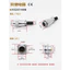 Cắm Hàng Không DS Ổ Cắm WS24-2-3P-J4-K6-10 Pin-12 Lỗ-19 Lõi TQ Nữ Z Kết Nối Lắp Đặt Ngược