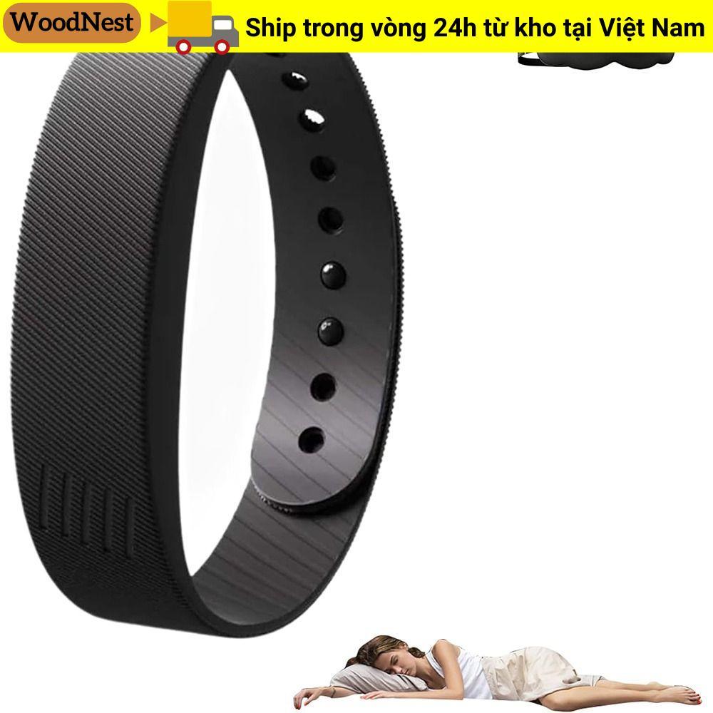 Đồng hồ báo thức WOODNEST, Vòng đeo tay báo thức kỹ thuật số LED chống nước, Chống ngáy có thể điều chỉnh thông minh với máy đếm bước chạy Báo động rung cho học sinh