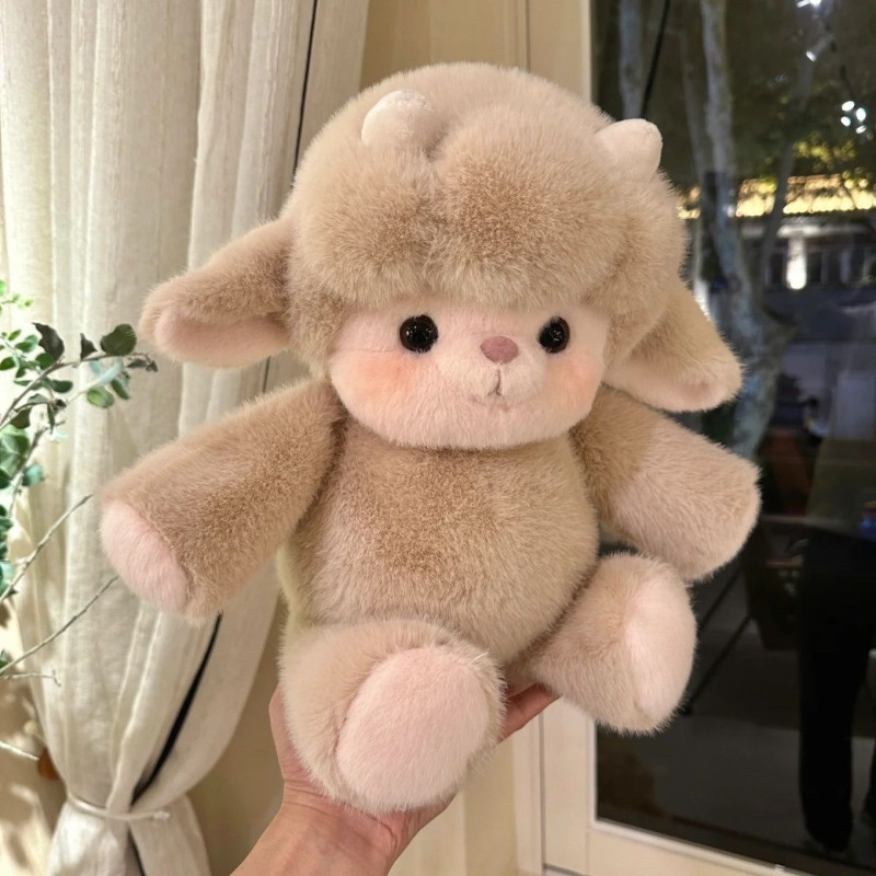 Gấu Bông Búp Bê Dê 45cm – Búp Bê Dê Mềm Mịn Cao Cấp, Thú Nhồi Bông độc đáo, Quà Sinh Nhật ý Nghĩa Cho Bé