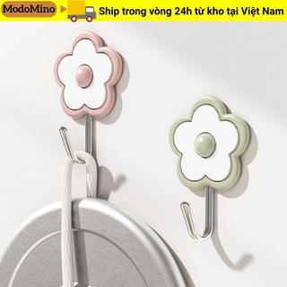 MODOMINO 5 Móc Hoa, Móc Treo Tường Đa Năng Móc Nhà Bếp, Tự Dính Không Cần Móng Tay Móc Nhựa