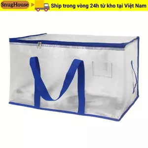 Túi di chuyển SNUGHOUSE, túi đựng quần áo chăn mền hành lý gấp gọn, túi du lịch dệt dày chống bụi sức chứa lớn