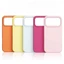 Ốp Điện Thoại Silicon Lỏng Màu Tím Lilac Cho IPhone 17 Pro Max 16 15 14 13 12 11 Vỏ Bảo Vệ Chống Sốc