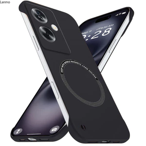 Không viền Sang Trọng Từ Tính Mỏng Cho OnePlus Nord N30 SE 5G CPH2605 Ốp Điện Thoại Không Khung Matte Chống Trầy Xước Vỏ Cứng Chống Sốc Giáp