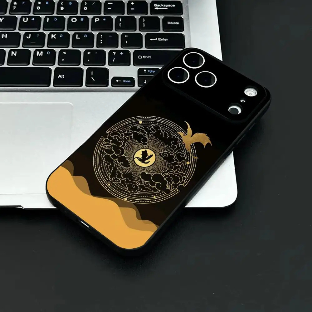 TP-1 Thứ Tư W-Wing Ốp Lưng Điện Thoại IPhone 17 16 15 14 13 12 11 Pro Max Plus Mini Đen Mờ Vỏ Mềm Funda