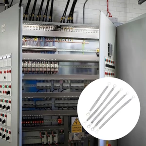 Cáp nhảy Yoo 6 Sqmm Bảo vệ xả tĩnh điện Băng bện đồng