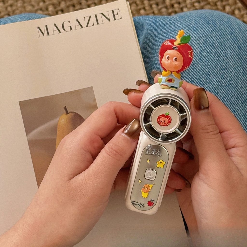 Dễ Thương Starman Quạt Cầm Tay Sinh Viên Mùa Hè Ngoài Trời Di Động Ngày Lễ Quà Tặng Mini usb Sạc Quạt Nhỏ