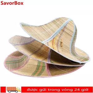 SAVORBOX Mũ Rơm Có Thể Gập Lại Di Động Che Nắng Mũ Chống Tia UV Vành Rộng Mũ Chống Nắng