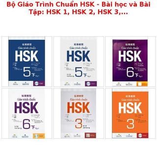 Sách - Bộ Giáo Trình Chuẩn HSK - Bài học và Bài Tập: HSK 1, HSK 2, HSK 3,...