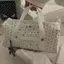 # HB # White Blue Color Star Polka Dot Tote Pencil Case Ins Style Túi đựng bút dễ thương dành cho sinh viên Túi đựng văn phòng phẩm dung tích lớn.