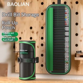 Túi cuộn bảo vệ mũi khoan và đầu vặn chắc chắn bền Dạng cuộn,Di động / Cầm tay, Mũi tuốc nơ vít