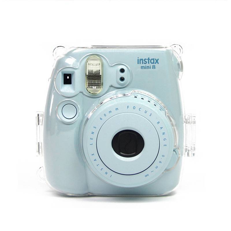 [Keepcheer] Fujifilm Instax Mini 8 / 8 + 9 Phim Máy Ảnh Tức Thì Trong Suốt Vỏ Cứng Túi Bao Mới