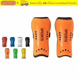 CORALTIDE Bóng Đá Shin Guards, Bóng Đá Bảo Vệ Bê Bóng Đá Shin Pads, Nhựa Nhẹ Bảo Vệ Shin Guard Tay áo Trẻ Em