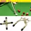 Đầu cầu Snooker CORALTIDE, Phần còn lại kim loại di động, có tay áo cao su Đầu chéo phuộc thấp cao