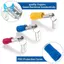 15 Đầu nối Spade Piggyback bán cách nhiệt, Bộ phân loại Spade, Đầu nối uốn cáp nữ / nam, 22-10 AWG