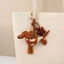 COO Handmade Da PU Da Dapple Dachshund Móc Khóa Tối Giản Ví Dây Xích Trang Trí Cho Túi Và Chìa Khóa Với Màu Vintage Op