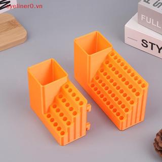 EY & HG 1 Giá đỡ máy khoan 20 / 50 lỗ Bit Sắp xếp đầu tuốc nơ vít Hộp công cụ lưu trữ bảng lỗ Tuốc nơ vít Giá đỡ chuôi lục giác.