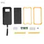 Apill Pin sạc dự phòng năng lượng mặt trời 20000mAh có cổng USB kép Bộ sạc di động để cắm trại ngoài trời Đi bộ đường dài Bộ pin sạc nhanh Điện thoại di động (Bộ DIY 4 màu) (Màu đen)