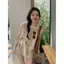 Áo sơ mi ngắn tay sọc màu tương phản đơn giản dành cho nữ Mùa hè phiên bản Hàn Quốc dáng rộng thon gọn hơn trông dài vừa phải