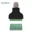 Guansfs Guansfs Drfeify Nhỏ Gọn Chất Lượng Tinh Tế RJ45 Nam Đến 8 Pin Vít Đầu Nối Bộ Chuyển Đổi Balun Bộ Chuyển Đổi AV Với Độ Ổn Định Và Độ Tin Cậy