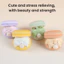 < Pluscloth > Bubble Animal Macaron Fidget Toy Giảm căng thẳng Bóp mềm Đồ chơi để bàn chống lo âu cho trẻ em và người lớn - Hình chó, mèo, thỏ, ếch dễ thương Hoàn hảo để Re
