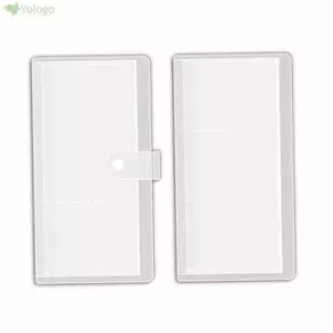 Hộp đựng thẻ ảnh YOLOGO, Album ảnh di động trong suốt, Sổ lưu trữ hóa đơn 3 Inch PVC