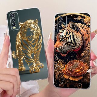 Ốp Điện Thoại Vivo Y20i / Y20 / Y20s / Y12s / Y11s / Y20a / Y20 2021 / Y20g / Y30g / Y20s G / Y20t / Y12a Vỏ TPU Trong Suốt Thiết Kế Mới Vỏ Động Vật Thoáng Mát