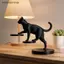 {BUDDI} Bức tượng mèo nhảy múa in 3D Điêu khắc nghệ thuật hiện đại để trang trí nội thất Trang trí bàn làm việc sành điệu cho phòng học {buddingenergy}