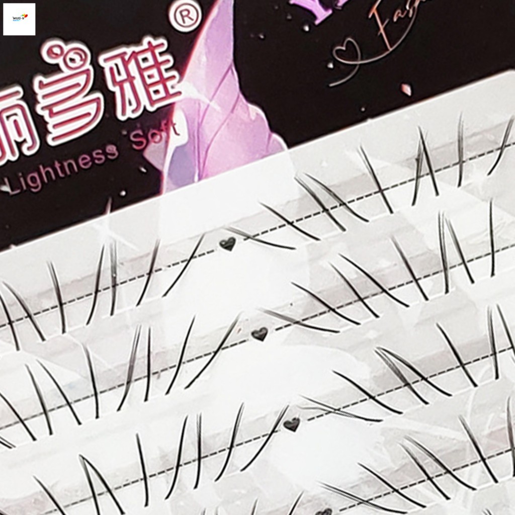 3 Cụm Móng Vuốt Đôi Lông Mi Dưới Tự Nhiên C Curl Fiber Lông Mi Giả Để Trang Điểm Hàng Ngày