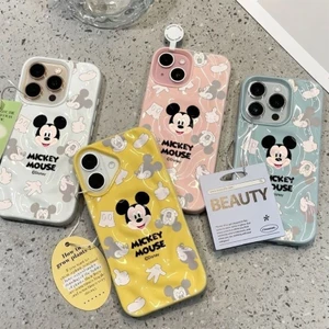 Ốp Lưng Mickey Dễ Thương 3D Thời Trang Cho OPPO A1K A93 F17 Pro A74 A95 F19 A60 A58 A57 A77 A57S A77S A54 A53 A33 2020 Vỏ Kẹo Chống Sốc Mềm