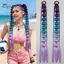 Đuôi ngựa nối dài nhiều màu sắcspringevenstar, nhẹ và phù hợp cho trang phục tiệc của bé gái