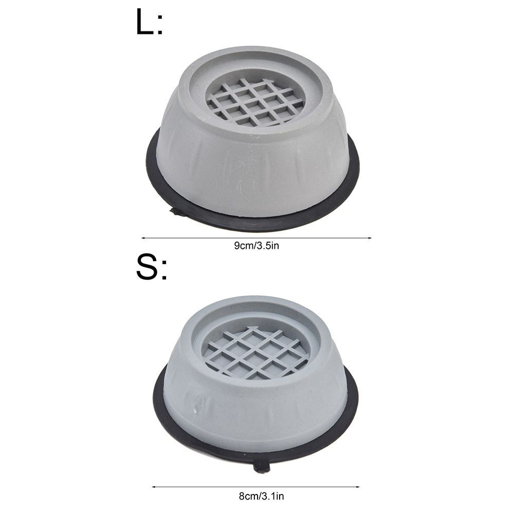 SAIA 4 Miếng Lót Chống Rung, Miếng Lót Nội Thất Chống Trượt 8cm / 9cm, Phụ Kiện Nhựa Đa Năng Máy Giặt Chân Đệm Tủ Lạnh