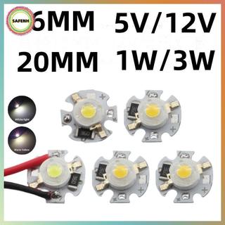 SAFENH 5-10 Cái Đèn LED 1W / 3W, 16mm / 20mm, 5V / 12V, Đèn Ấm / Trắng VN